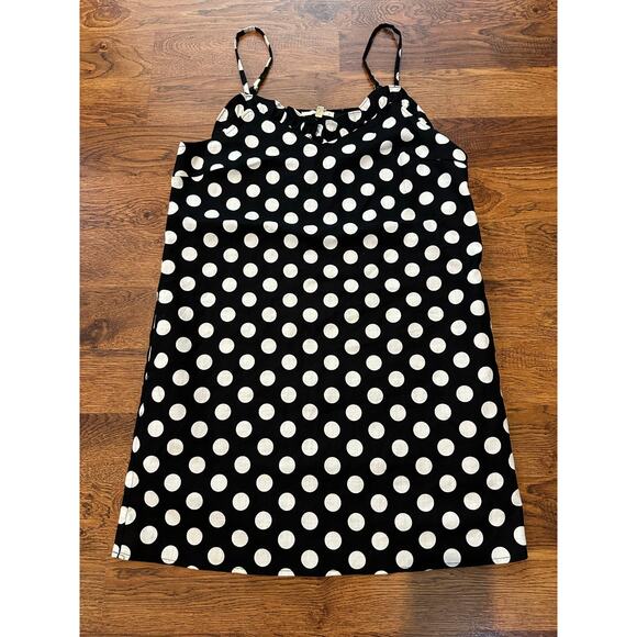 Le Lis Women’s Polka Dot Mini Dress Black/White Size Medium – NWOT Preppy Style - Picture 1 of 7